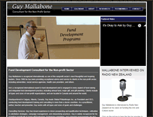 Tablet Screenshot of guymallabone.com